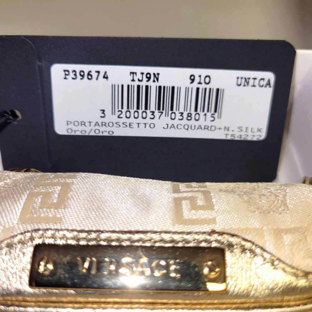 Versace Portarossetto Jacquard silk mini Unica